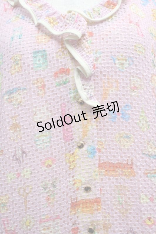 画像3: Franche Lippee / ミニチュアコレクターワンピース  ピンク S-26-04-14-049-LO-TO-HR-ZS (3)