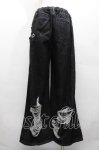 画像2: REFLEM / ハイクラッシュワイドデニムパンツ  黒 S-26-04-14-056-PU-PA-AS-ZS (2)