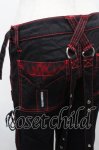画像4: TRIPP NYC / 裾カットパンツ 0 黒ｘ赤 S-26-04-14-057-PU-PA-HR-ZS (4)
