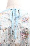 画像3: Franche Lippee / フラワーボールレースブラウス  サックス S-26-04-14-007-LO-BL-HR-ZS (3)