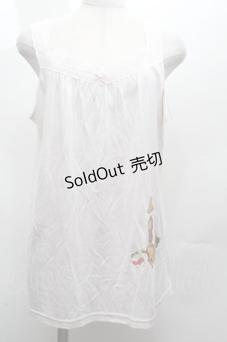 画像1: Franche Lippee / くりぼータンクトップ  ピンク S-26-04-14-002-LO-BL-HR-ZS (1)