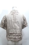 画像2: axes femme / レース半袖ジャケット  ベージュ S-26-04-14-027-AX-TO-HR-ZS (2)