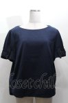 画像1: Franche Lippee / 袖リボンカットソー  紺 S-26-04-14-030-LO-TO-HR-ZS (1)