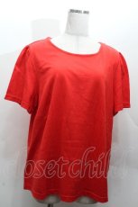 画像1: Franche Lippee / バックリボンカットソー 3L 赤 S-26-04-14-031-LO-TO-HR-ZS (1)