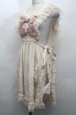 画像3: Hoshibako Works / 【Fashion Show】フローレンス・ブーケ　シュクレリボンエプロン  キナリ S-26-04-15-035-LO-OP-HR-ZS (3)