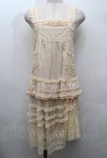 画像1: PINK HOUSE / ドットチュール×オリジナルローズチュールレース使いチュニックブラウス  キナリ S-26-04-15-036-LO-OP-HR-ZS (1)