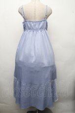 画像2: axes femme / ビッグレースリボンキャミワンピース  サックス S-26-04-15-046-AX-OP-HR-ZS (2)