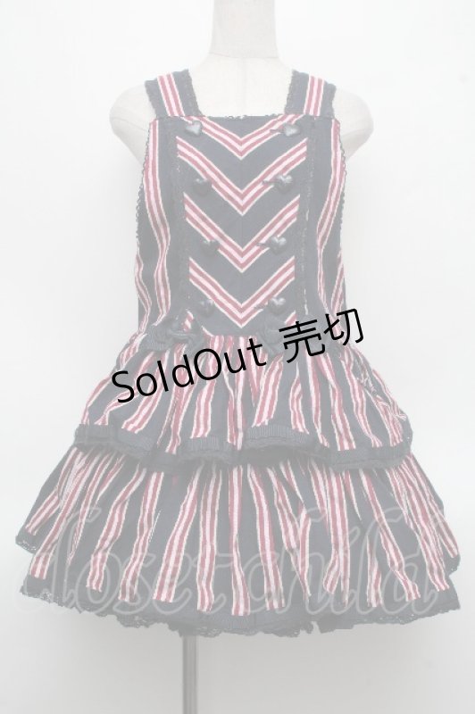 画像1: BABY,THE STARS SHINE BRIGHT / ブリティッシュレジメンタルサロペット  紺 S-26-04-15-052-BA-OP-AS-ZS (1)