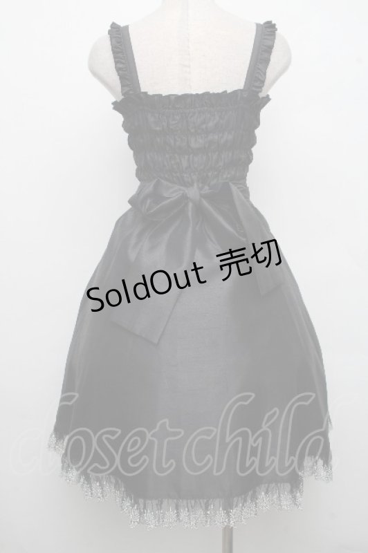 画像2: Moi-meme-Moitie / ディヴァインクロスジャンパースカート  黒 S-26-04-15-053-MO-OP-HR-ZS (2)