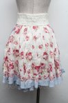 画像2: LIZ LISA / ローズプリントフレアスカート  オフｘサックス S-26-04-15-055-LO-SK-HR-ZS (2)