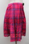 画像2: Jane Marple / タータンチェック巻きスカート  ピンク S-26-04-15-060-JM-SK-AS-ZS (2)