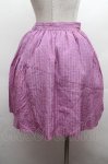 画像3: Jane Marple / サッカー地チェックスカート  ラベンダー S-26-04-15-061-JM-SK-AS-ZS (3)