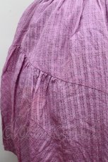 画像4: Jane Marple / サッカー地チェックスカート  ラベンダー S-26-04-15-061-JM-SK-AS-ZS (4)