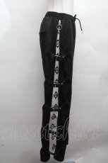 画像2: REFLEM / サイドZIPバックルベルトパンツ  黒 S-26-04-15-063-PU-PA-HR-ZS (2)