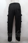 画像4: REFLEM / サイドZIPバックルベルトパンツ  黒 S-26-04-15-063-PU-PA-HR-ZS (4)