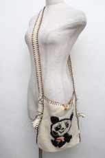 画像1: HYSTERIC GLAMOUR / パンダマニアニットショルダーバッグ  オフｘブラウン S-26-04-15-007-PU-BG-AS-ZS (1)