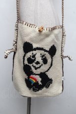 画像2: HYSTERIC GLAMOUR / パンダマニアニットショルダーバッグ  オフｘブラウン S-26-04-15-007-PU-BG-AS-ZS (2)