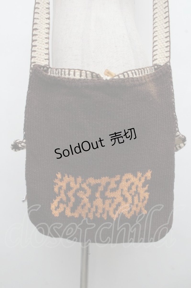 画像3: HYSTERIC GLAMOUR / パンダマニアニットショルダーバッグ  オフｘブラウン S-26-04-15-007-PU-BG-AS-ZS (3)