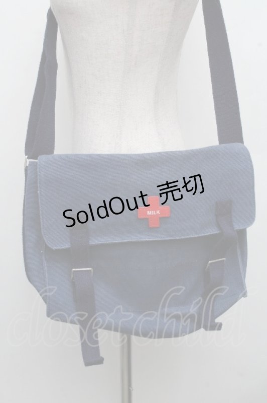 画像2: MILK / ショルダーバッグ  紺 S-26-04-15-010-ML-BG-AS-ZS (2)