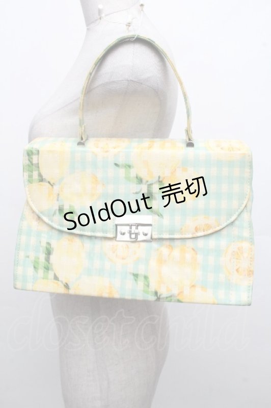 画像2: MILK / レモンギンガムバッグ   S-26-04-15-013-ML-BG-TE-ZS (2)