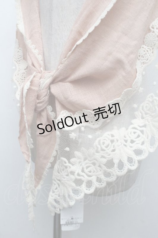 画像3: axes femme / バラレースストール  アワピンク S-26-04-15-015-AX-ZA-HR-ZS (3)