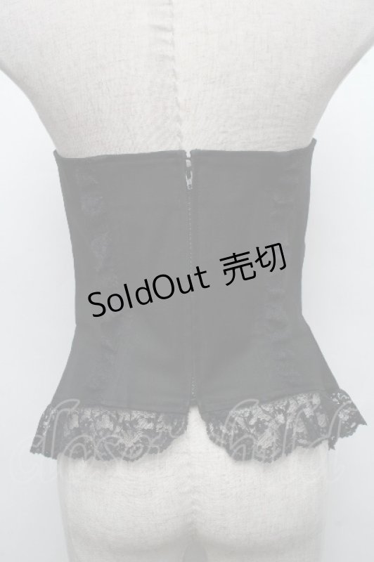 画像2: MIHO MATSUDA / レースアップビスチェ  黒 S-26-04-15-016-GO-TO-HR-ZS (2)