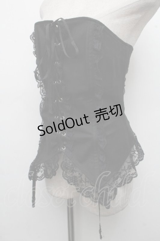 画像3: MIHO MATSUDA / レースアップビスチェ  黒 S-26-04-15-016-GO-TO-HR-ZS (3)