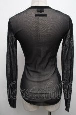 画像2: Jean Paul GAULTIER / プリントパワーネットトップス 40 黒 S-26-04-15-022-GO-TO-AS-ZI (2)