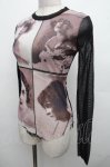 画像3: Jean Paul GAULTIER / プリントパワーネットトップス 40 黒 S-26-04-15-022-GO-TO-AS-ZS (3)