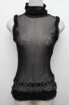 画像1: Jean Paul GAULTIER / パワーネットノースリーブトップス  黒 S-26-04-15-023-GO-TO-AS-ZS (1)