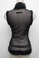 画像2: Jean Paul GAULTIER / パワーネットノースリーブトップス  黒 S-26-04-15-023-GO-TO-AS-ZS (2)