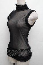 画像3: Jean Paul GAULTIER / パワーネットノースリーブトップス  黒 S-26-04-15-023-GO-TO-AS-ZS (3)