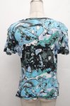 画像2: Jean Paul GAULTIER / プリントTシャツ  ブルー S-26-04-15-028-GO-TO-AS-ZS (2)