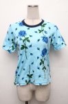 画像1: MILK / 総柄Tシャツ  ブルー S-26-04-15-029-ML-TO-AS-ZS (1)