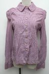 画像1: Jane Marple / ギンガムチェックのブラウス  紫 S-26-04-15-030-JM-BL-AS-ZS (1)