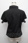 画像2: PEACE NOW / 王冠刺繍半袖シャツ  黒 S-26-04-15-032-PU-TS-HR-ZS (2)