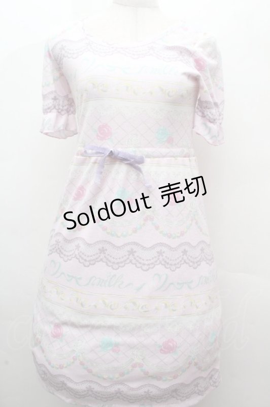 画像1: MILK / シュガーケーキワンピース  ピンク S-26-04-16-048-ML-OP-HR-ZS (1)