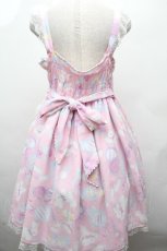 画像2: Angelic Pretty / Fluffy Puff Bunnyジャンパースカート  ピンク S-26-04-16-050-AP-OP-AS-ZS (2)