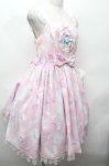 画像3: Angelic Pretty / Fluffy Puff Bunnyジャンパースカート  ピンク S-26-04-16-050-AP-OP-AS-ZS (3)