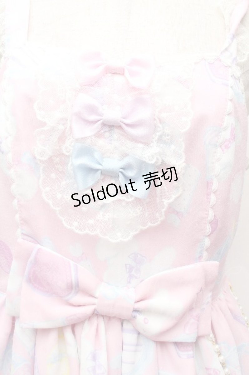 画像4: Angelic Pretty / Fluffy Puff Bunnyジャンパースカート  ピンク S-26-04-16-050-AP-OP-AS-ZS (4)