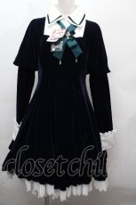 画像1: Hoshibako Works / 東方Project ×HoshibakoWorks 十六夜咲夜 リボンタイ付きワンピース S ネイビー S-26-04-16-053-LO-OP-TE-ZS (1)