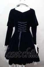 画像2: Hoshibako Works / 東方Project ×HoshibakoWorks 十六夜咲夜 リボンタイ付きワンピース S ネイビー S-26-04-16-053-LO-OP-TE-ZS (2)