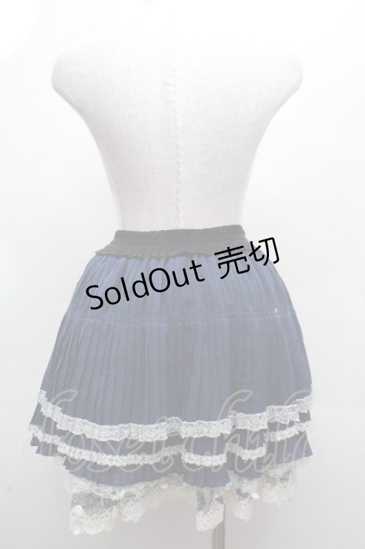 画像2: axes femme / ミルフィーユスカート  紺 S-26-04-16-062-AX-SK-AS-ZS (2)