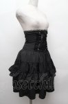 画像3: ACDC RAG / レースアップスカート  黒 S-26-04-16-065-PU-TO-HR-ZS (3)