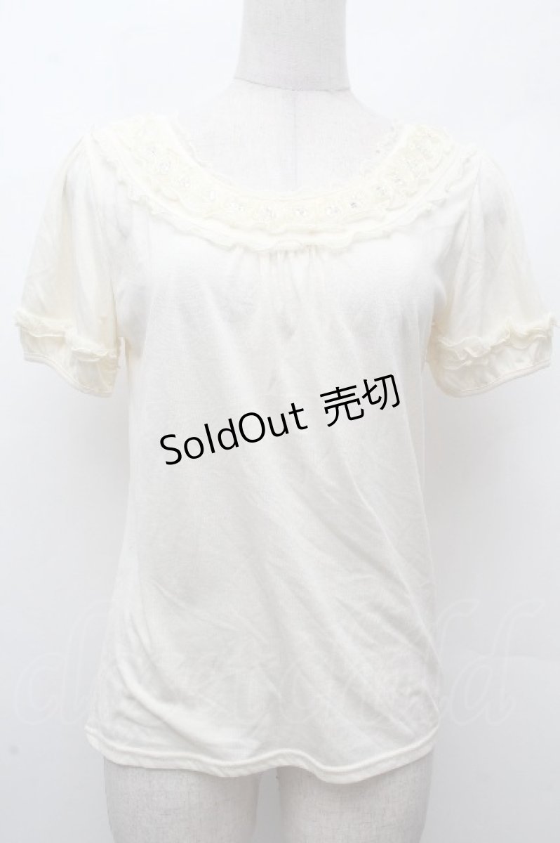 画像1: axes femme / レース装飾トップス   S-26-04-16-1010-AX-TO-ET-ZS (1)