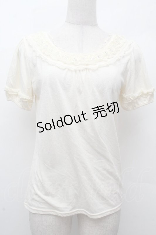 画像1: axes femme / レース装飾トップス   S-26-04-16-1010-AX-TO-ET-ZS (1)