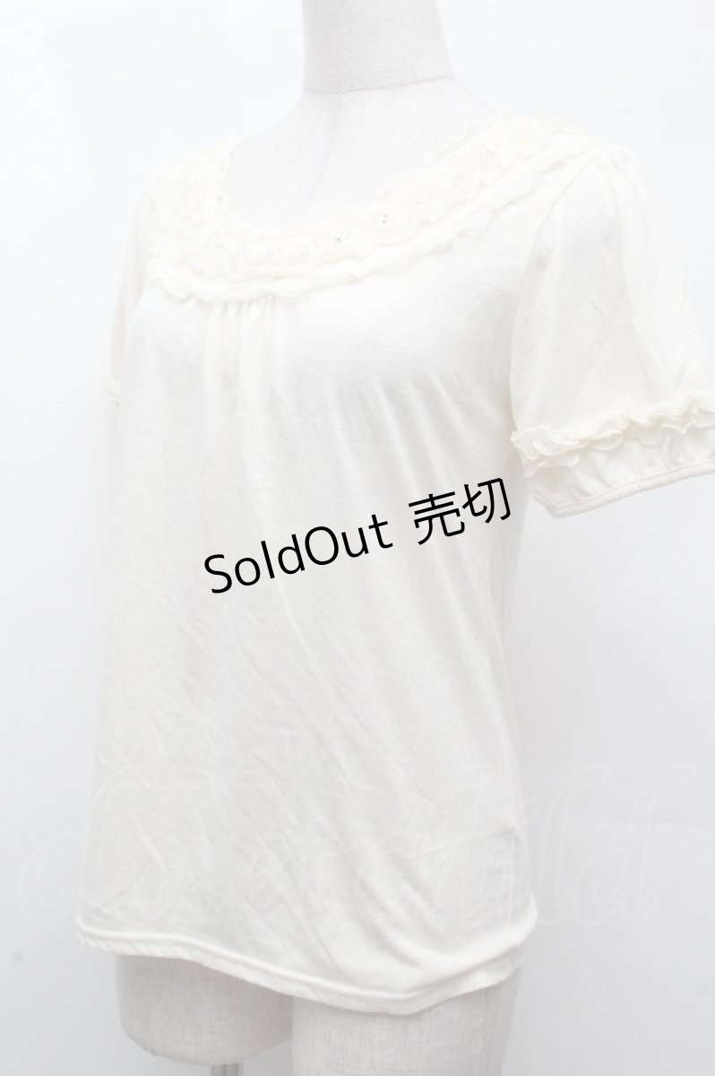 画像3: axes femme / レース装飾トップス   S-26-04-16-1010-AX-TO-ET-ZS (3)