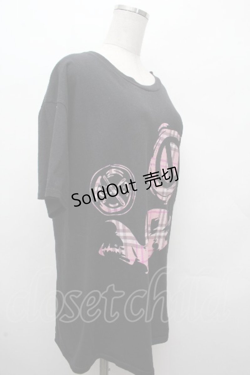 画像3: NieR Clothing / プリントカットソー  黒 S-26-04-16-030-PU-TO-HR-ZS (3)