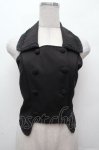 画像1: Innocent World / ロベルタテーラードベスト  黒 S-26-04-16-033-IW-JA-AS-ZS (1)
