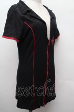 画像3: NieR Clothing / デビルプリントトップス  黒ｘ赤 S-26-04-16-034-PU-TO-HR-ZS (3)